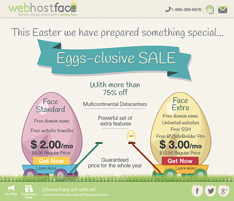 Easter Web Hosting Promotion
