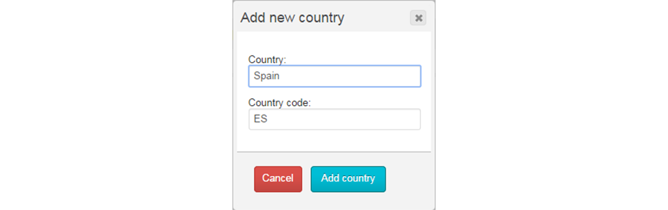 OSClass Add a new country