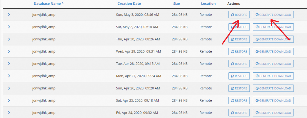 How To Download Or Restore A Backup With JetBackup?